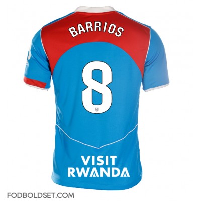 Atletico Madrid Pablo Barrios #8 Tredjetrøje Dame 2025-26 Kortærmet Atletico Madrid Pablo Barrios #8 Tredjetrøje Dame 2025-26 Kortærmet